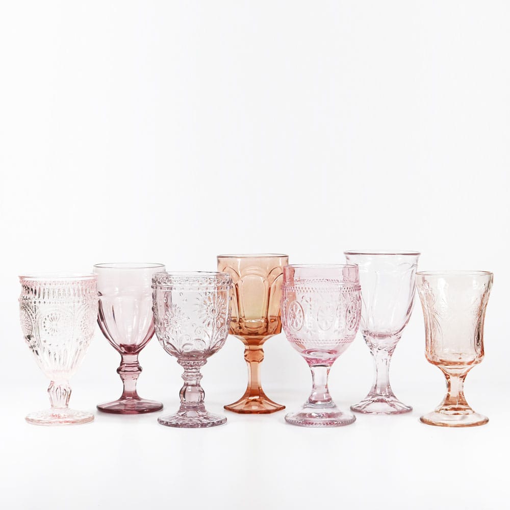 Pink Glass Set main image 1