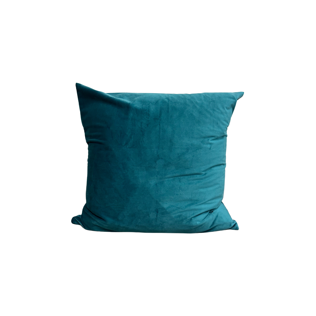 Teal Velvet Pillow 20 x 20 The Confetti Studio